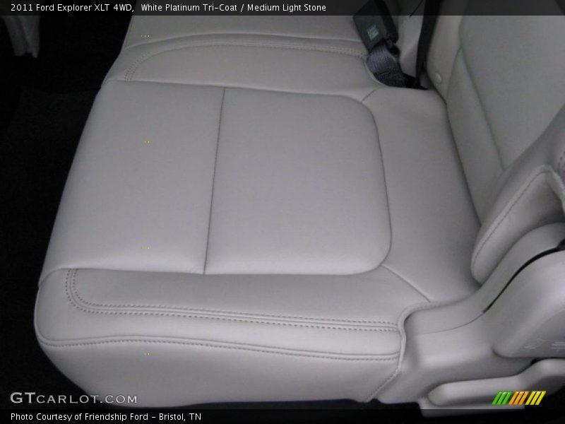 White Platinum Tri-Coat / Medium Light Stone 2011 Ford Explorer XLT 4WD