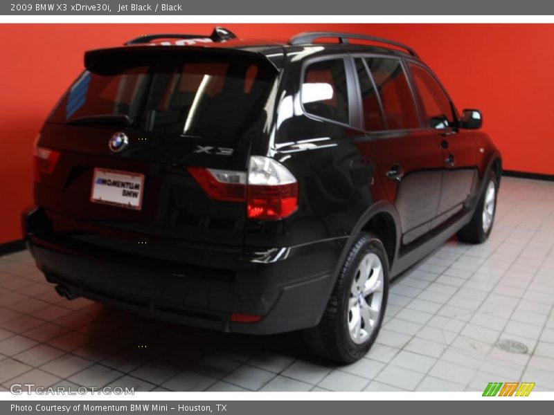 Jet Black / Black 2009 BMW X3 xDrive30i