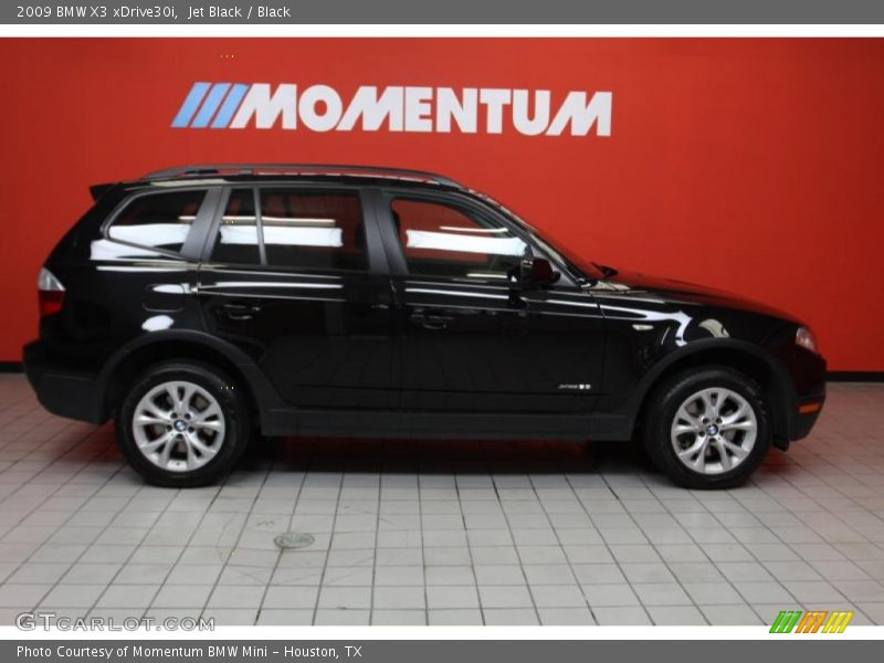 Jet Black / Black 2009 BMW X3 xDrive30i