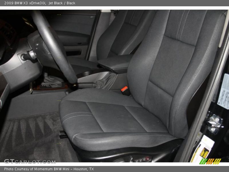 Jet Black / Black 2009 BMW X3 xDrive30i