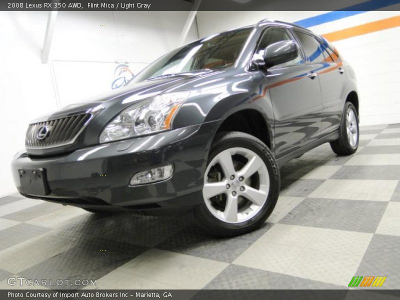 Flint Mica / Light Gray 2008 Lexus RX 350 AWD