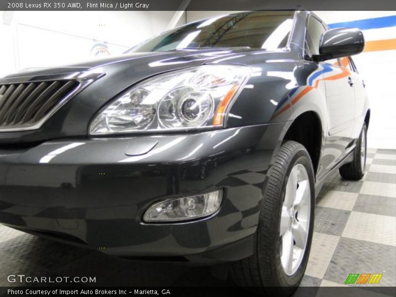Flint Mica / Light Gray 2008 Lexus RX 350 AWD