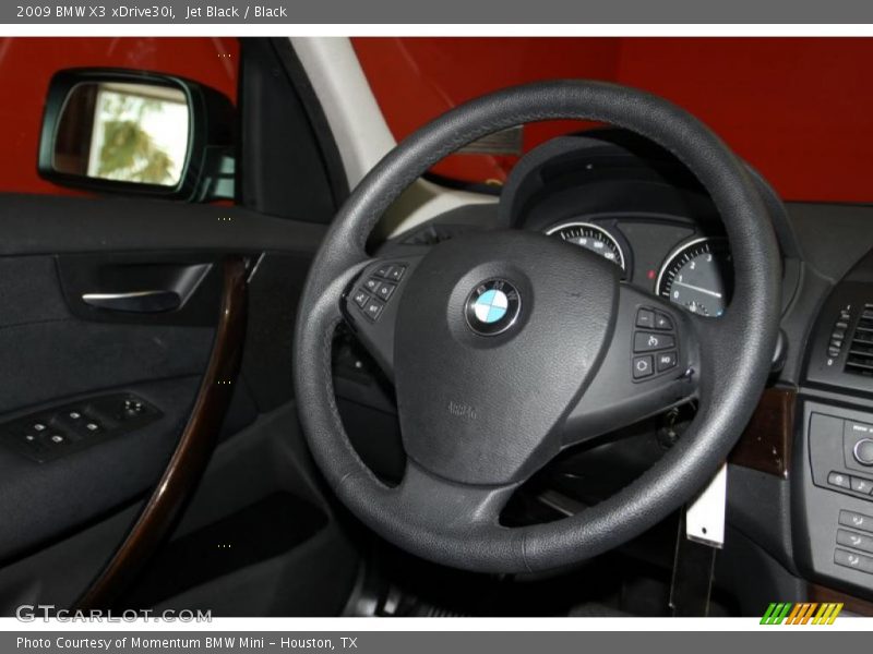 Jet Black / Black 2009 BMW X3 xDrive30i