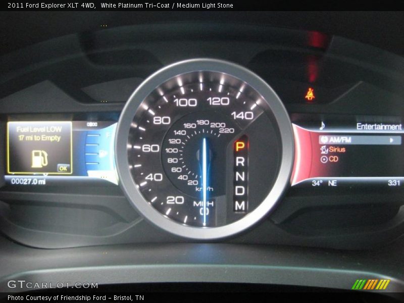  2011 Explorer XLT 4WD XLT 4WD Gauges