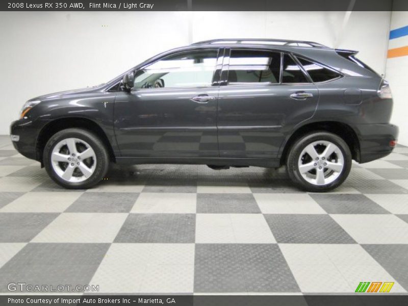Flint Mica / Light Gray 2008 Lexus RX 350 AWD