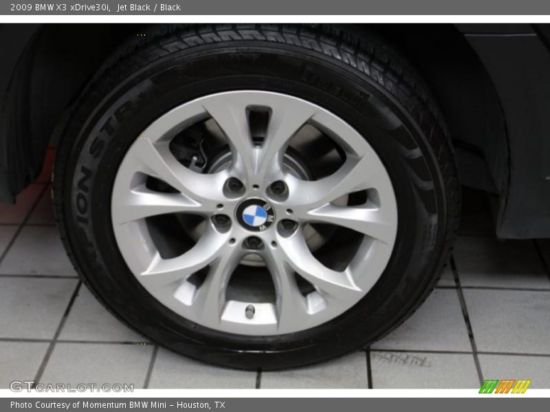 Jet Black / Black 2009 BMW X3 xDrive30i