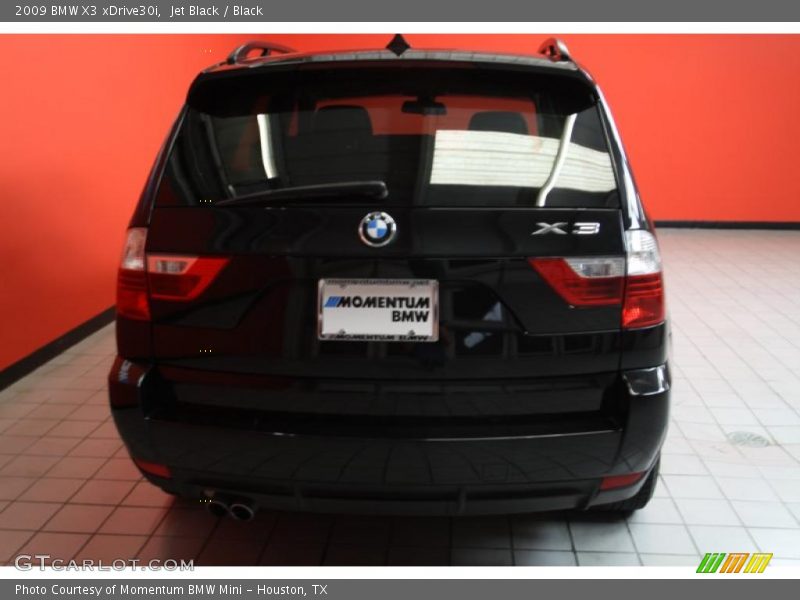 Jet Black / Black 2009 BMW X3 xDrive30i