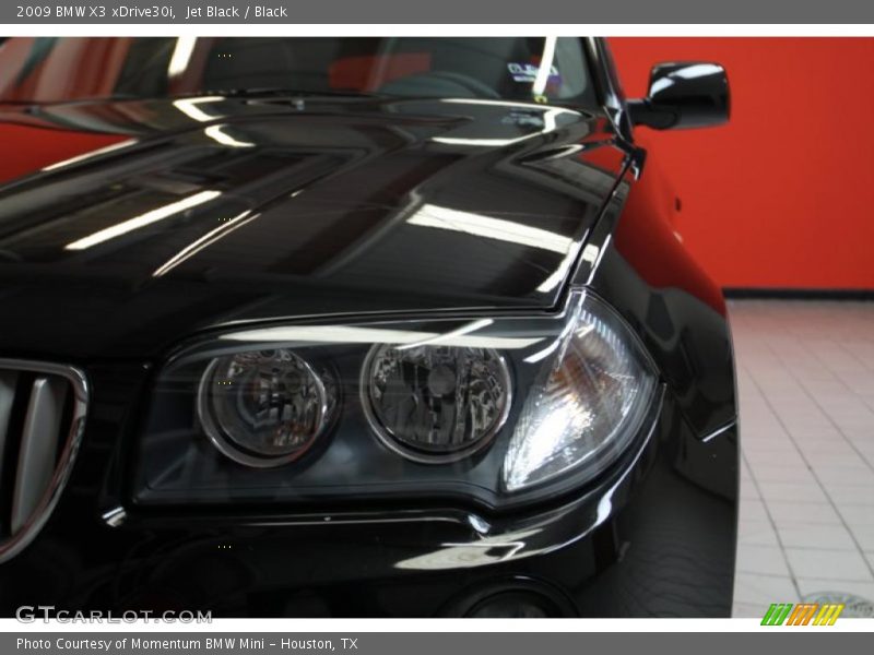 Jet Black / Black 2009 BMW X3 xDrive30i