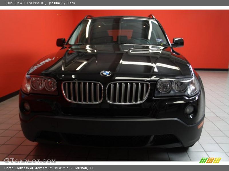 Jet Black / Black 2009 BMW X3 xDrive30i