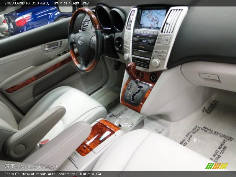 Flint Mica / Light Gray 2008 Lexus RX 350 AWD