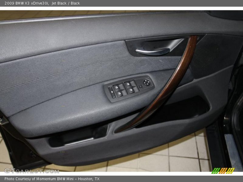 Jet Black / Black 2009 BMW X3 xDrive30i