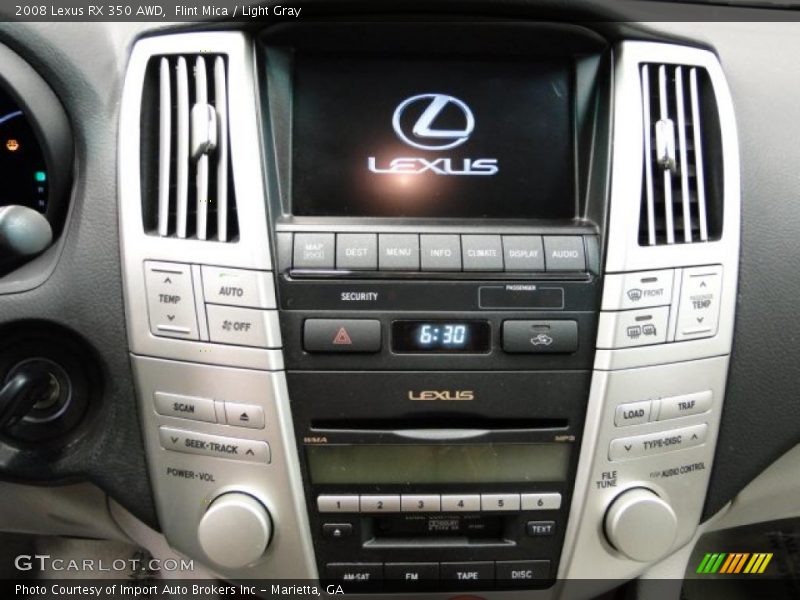 Flint Mica / Light Gray 2008 Lexus RX 350 AWD