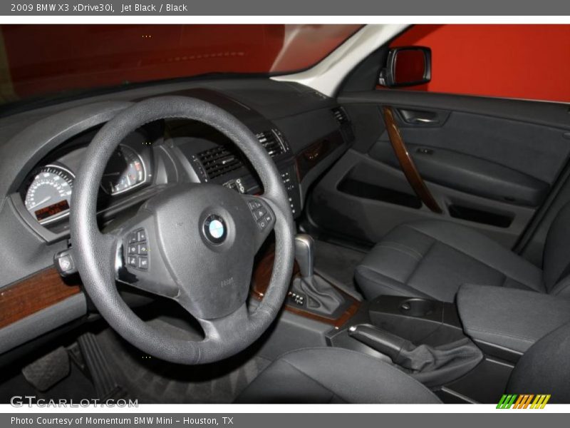 Jet Black / Black 2009 BMW X3 xDrive30i