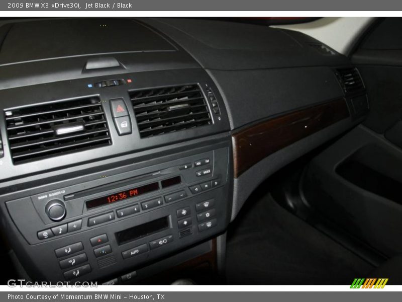 Jet Black / Black 2009 BMW X3 xDrive30i