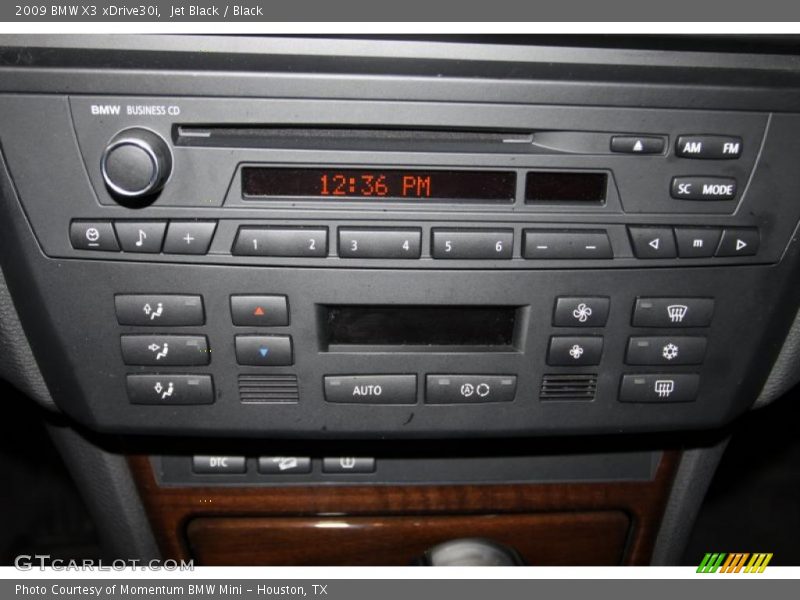 Jet Black / Black 2009 BMW X3 xDrive30i