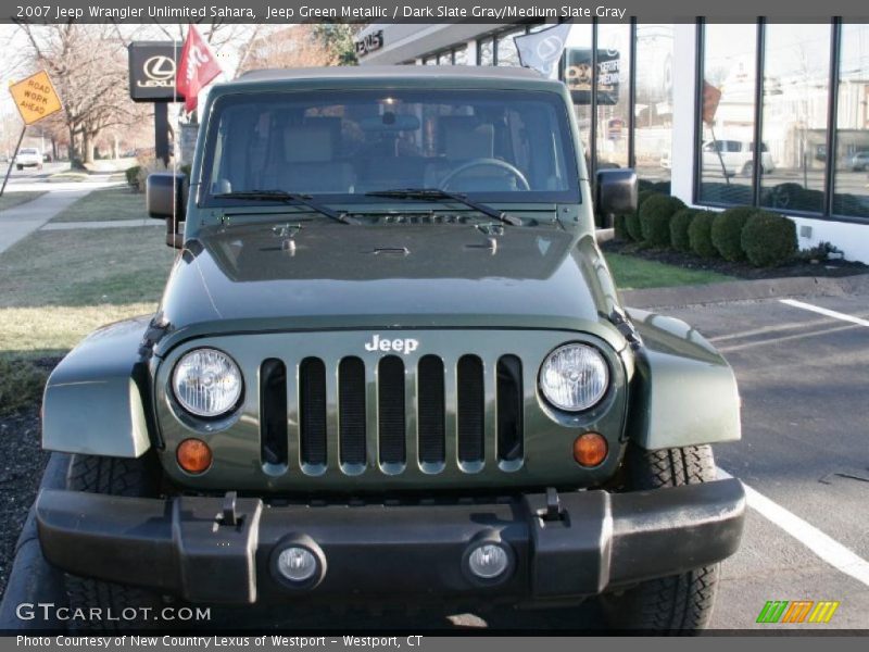 Jeep Green Metallic / Dark Slate Gray/Medium Slate Gray 2007 Jeep Wrangler Unlimited Sahara