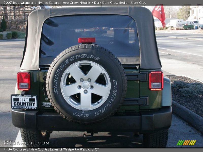 Jeep Green Metallic / Dark Slate Gray/Medium Slate Gray 2007 Jeep Wrangler Unlimited Sahara