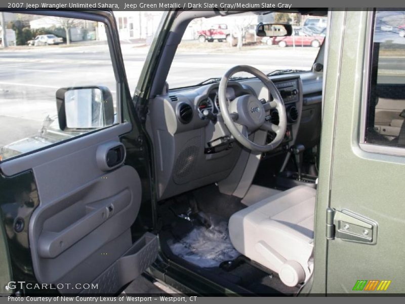 Jeep Green Metallic / Dark Slate Gray/Medium Slate Gray 2007 Jeep Wrangler Unlimited Sahara