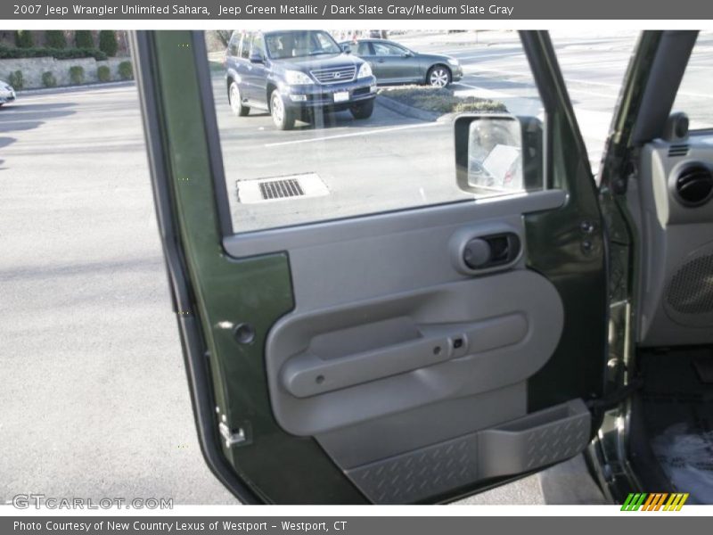 Jeep Green Metallic / Dark Slate Gray/Medium Slate Gray 2007 Jeep Wrangler Unlimited Sahara