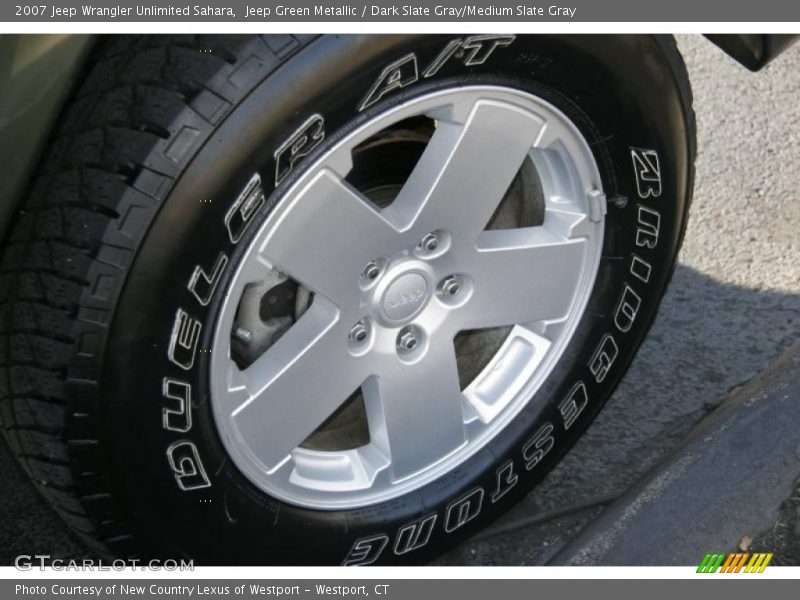 Jeep Green Metallic / Dark Slate Gray/Medium Slate Gray 2007 Jeep Wrangler Unlimited Sahara