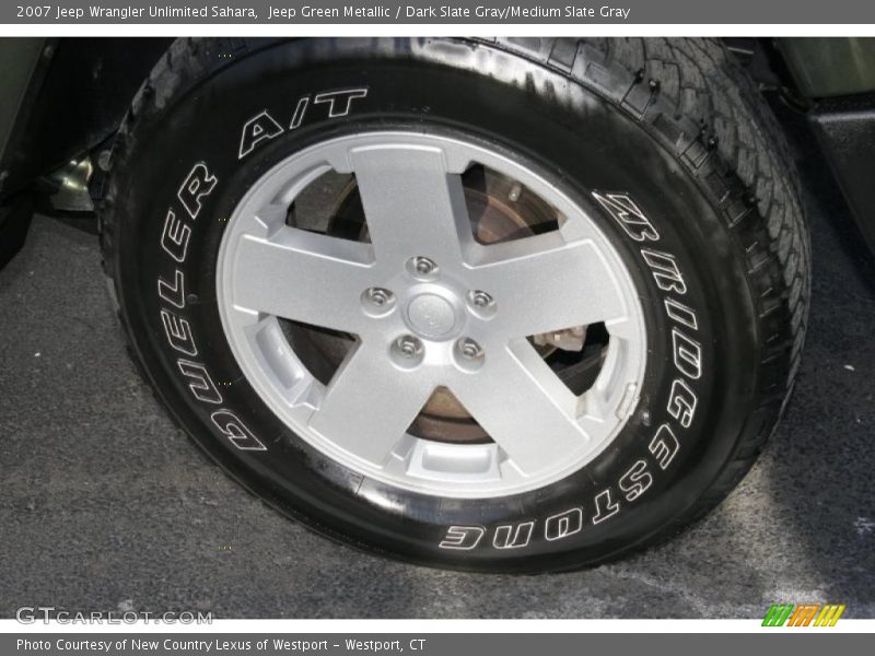 Jeep Green Metallic / Dark Slate Gray/Medium Slate Gray 2007 Jeep Wrangler Unlimited Sahara