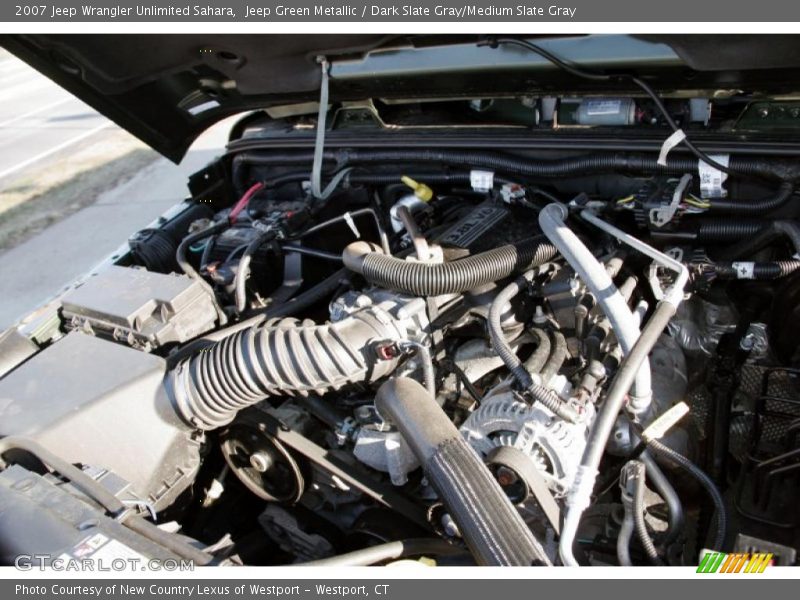 Jeep Green Metallic / Dark Slate Gray/Medium Slate Gray 2007 Jeep Wrangler Unlimited Sahara