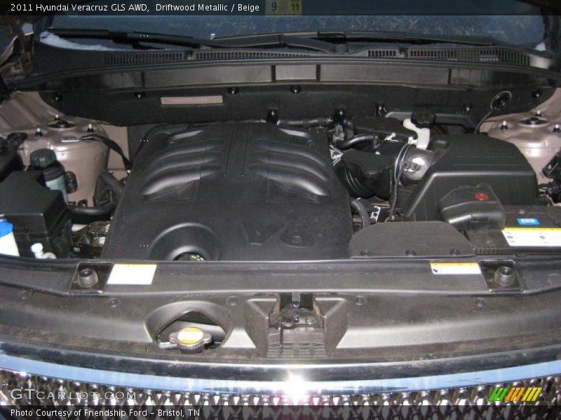Driftwood Metallic / Beige 2011 Hyundai Veracruz GLS AWD