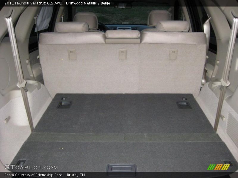 Driftwood Metallic / Beige 2011 Hyundai Veracruz GLS AWD