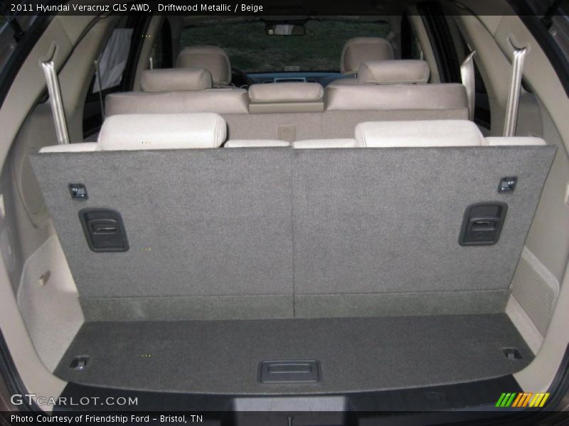 Driftwood Metallic / Beige 2011 Hyundai Veracruz GLS AWD