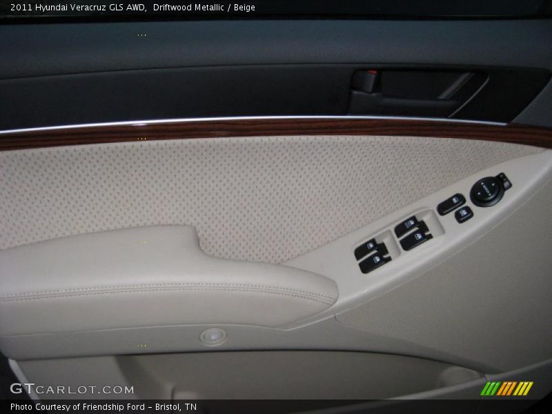 Driftwood Metallic / Beige 2011 Hyundai Veracruz GLS AWD