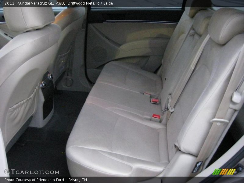 Driftwood Metallic / Beige 2011 Hyundai Veracruz GLS AWD