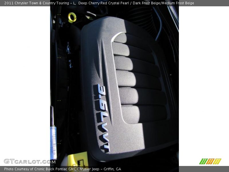 Deep Cherry Red Crystal Pearl / Dark Frost Beige/Medium Frost Beige 2011 Chrysler Town & Country Touring - L