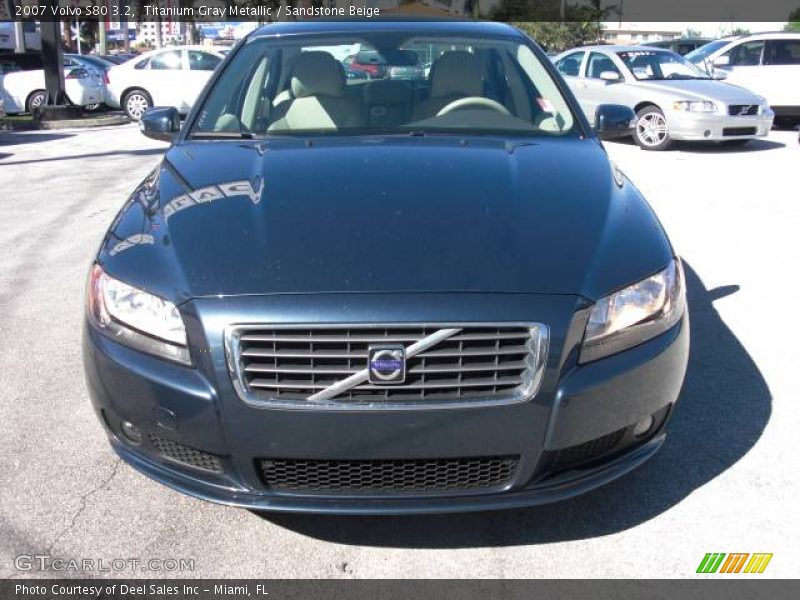 Titanium Gray Metallic / Sandstone Beige 2007 Volvo S80 3.2