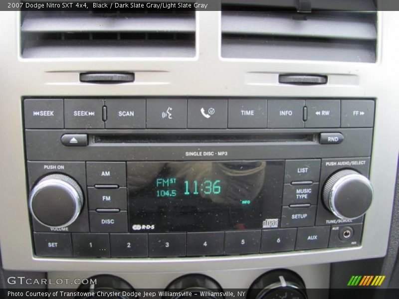 Black / Dark Slate Gray/Light Slate Gray 2007 Dodge Nitro SXT 4x4