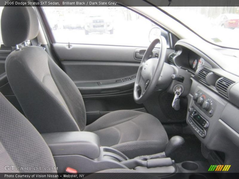 Brilliant Black / Dark Slate Grey 2006 Dodge Stratus SXT Sedan