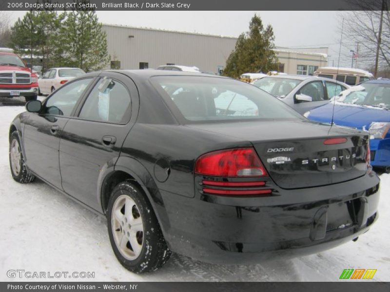 Brilliant Black / Dark Slate Grey 2006 Dodge Stratus SXT Sedan
