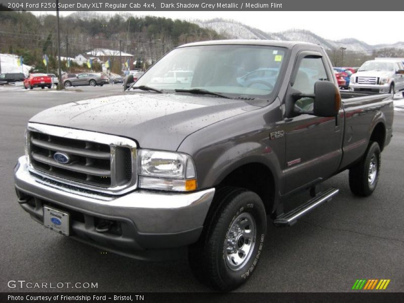 Dark Shadow Grey Metallic / Medium Flint 2004 Ford F250 Super Duty XLT Regular Cab 4x4