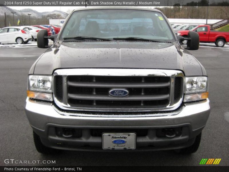 Dark Shadow Grey Metallic / Medium Flint 2004 Ford F250 Super Duty XLT Regular Cab 4x4