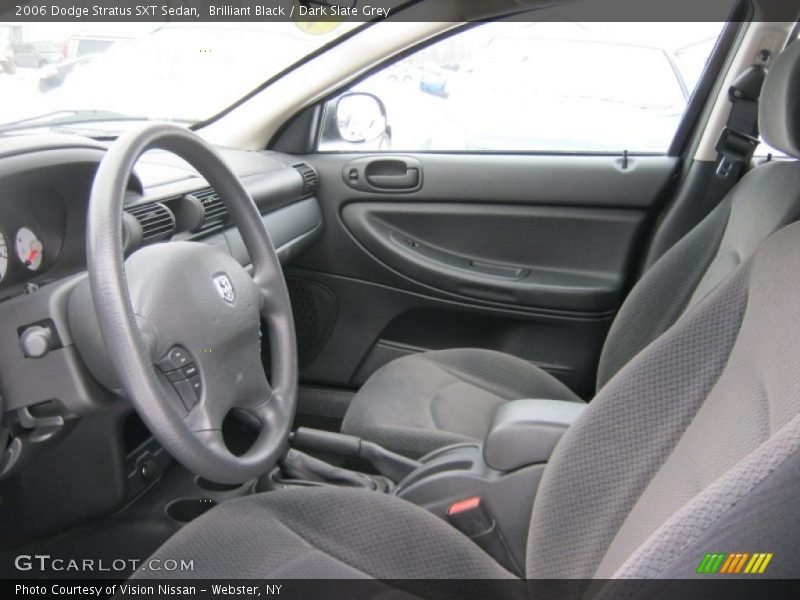 Brilliant Black / Dark Slate Grey 2006 Dodge Stratus SXT Sedan
