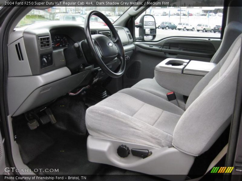  2004 F250 Super Duty XLT Regular Cab 4x4 Medium Flint Interior