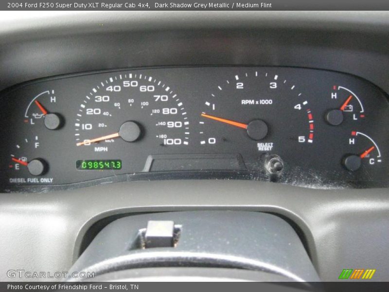  2004 F250 Super Duty XLT Regular Cab 4x4 XLT Regular Cab 4x4 Gauges
