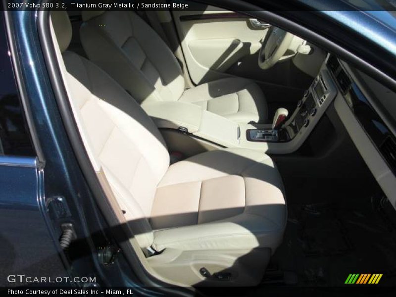 Titanium Gray Metallic / Sandstone Beige 2007 Volvo S80 3.2