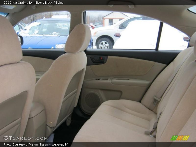 Ebony Black / Beige 2010 Kia Optima LX