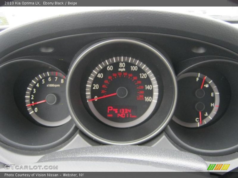 Ebony Black / Beige 2010 Kia Optima LX