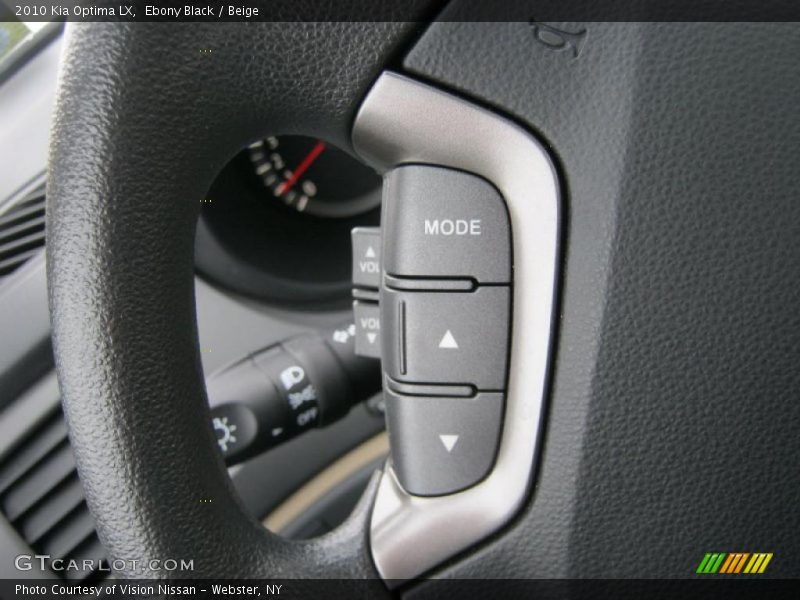 Ebony Black / Beige 2010 Kia Optima LX