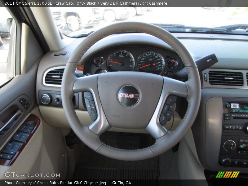  2011 Sierra 1500 SLT Crew Cab Steering Wheel