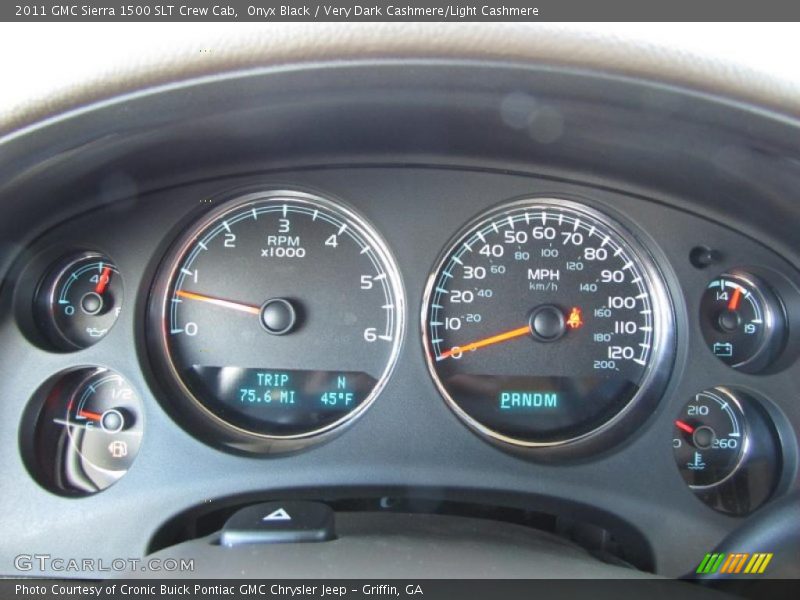  2011 Sierra 1500 SLT Crew Cab SLT Crew Cab Gauges