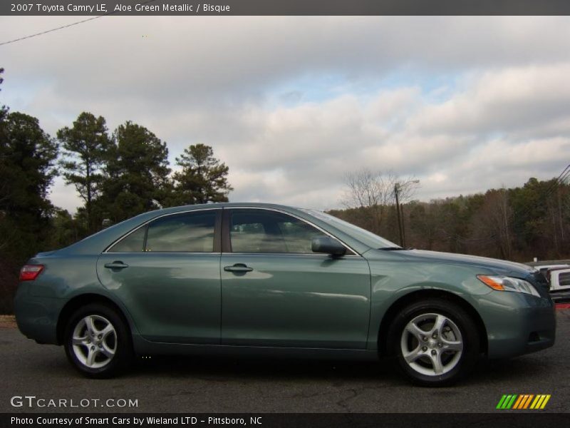 Aloe Green Metallic / Bisque 2007 Toyota Camry LE