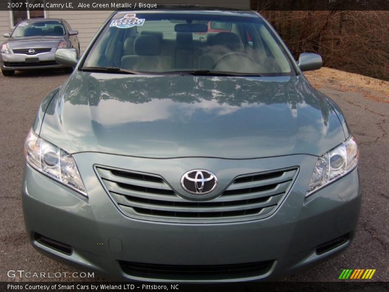 Aloe Green Metallic / Bisque 2007 Toyota Camry LE