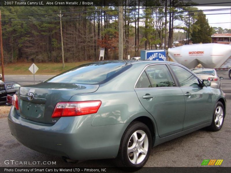Aloe Green Metallic / Bisque 2007 Toyota Camry LE